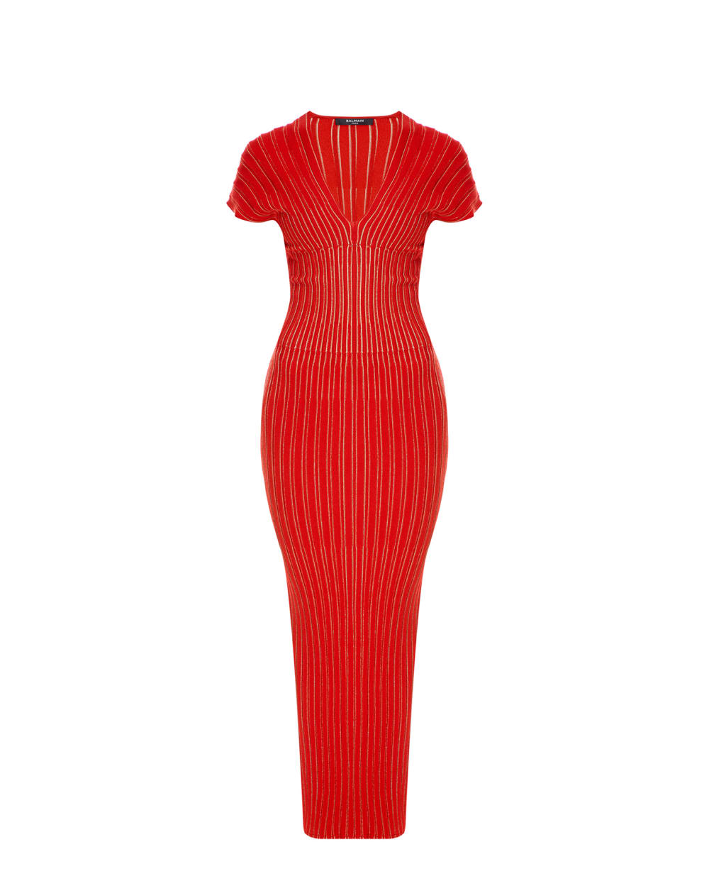 Сукня Balmain AF1RK045KD37, червоний колір • Купити в інтернет-магазині Kameron
