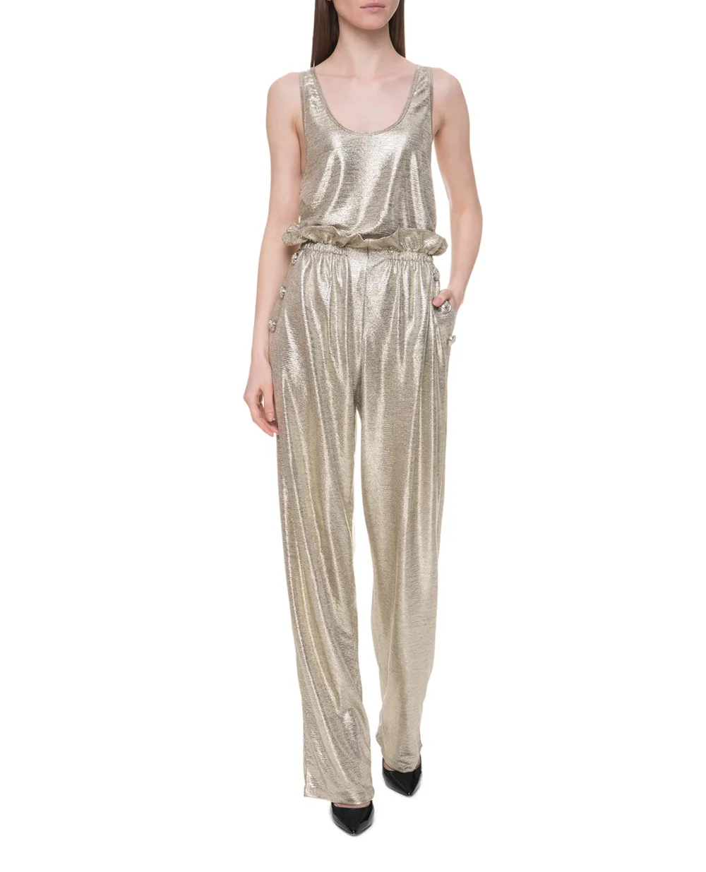 Топ Balmain RF01200X153, золотой цвет • Купить в интернет-магазине Kameron