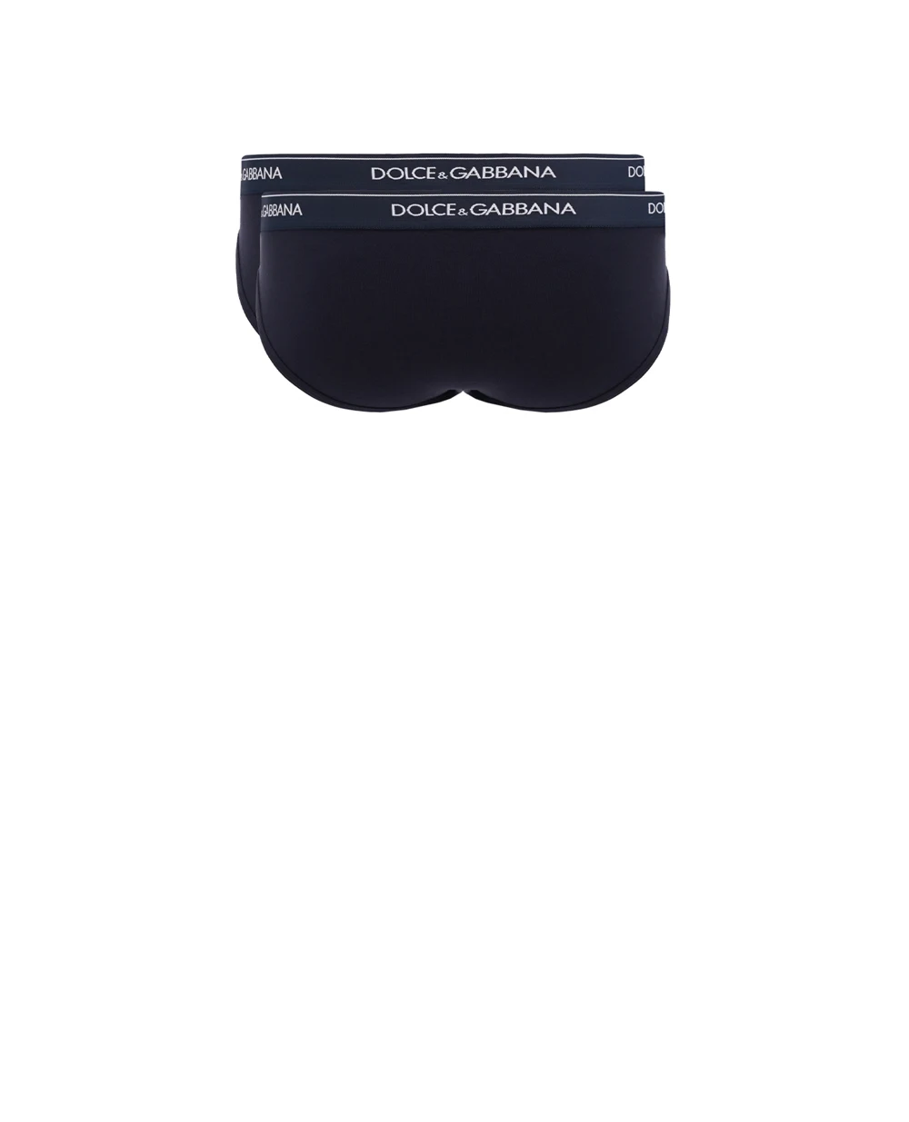 Брифы (2 шт.) Dolce&Gabbana M9C03J-ONN95, темно-синий цвет • Купить в интернет-магазине Kameron