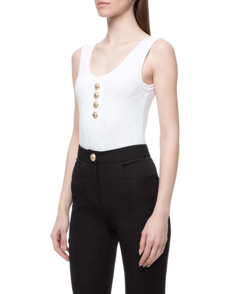 Боди Balmain SF10930K462, белый цвет • Купить в интернет-магазине Kameron