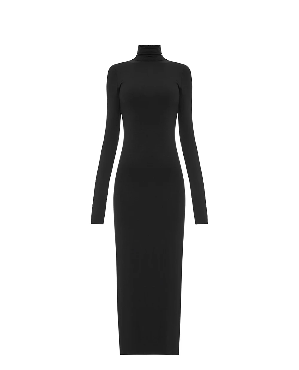 Сукня максі з високим коміром Eterne CB455-13, чорний колір • Купити в інтернет-магазині Kameron