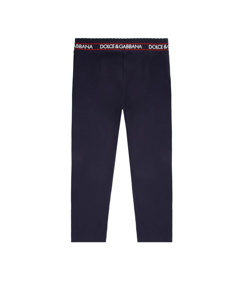 Детские леггинсы Dolce&Gabbana Kids L5JP6V-G7WYT-S, темно-синий цвет • Купить в интернет-магазине Kameron