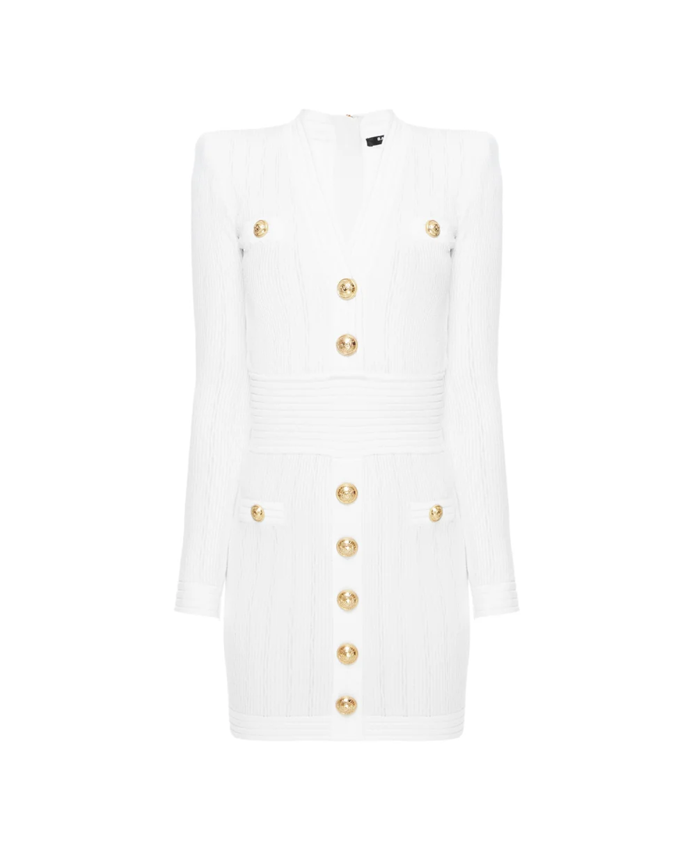 Сукня Balmain XF1R8060KB00, білий колір • Купити в інтернет-магазині Kameron