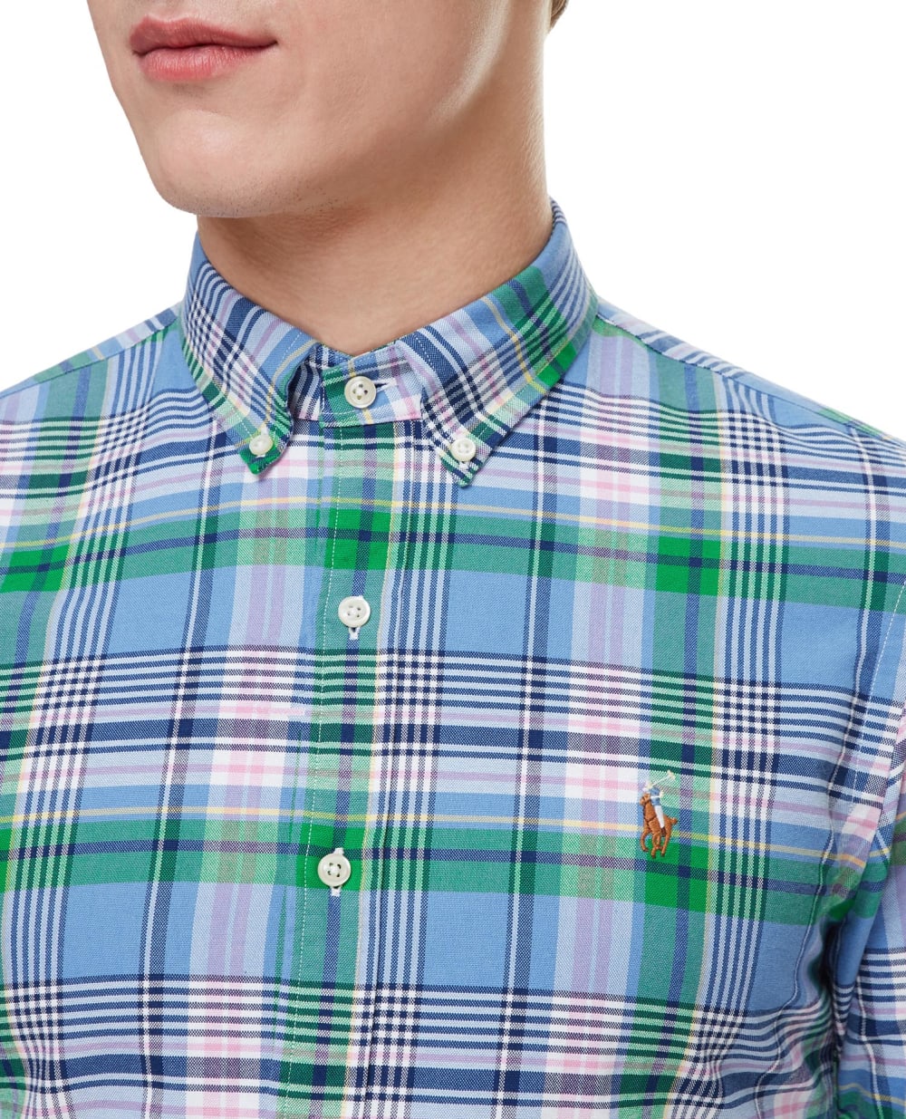 Рубашка Polo Ralph Lauren 710829448006, разноцветный цвет • Купить в интернет-магазине Kameron