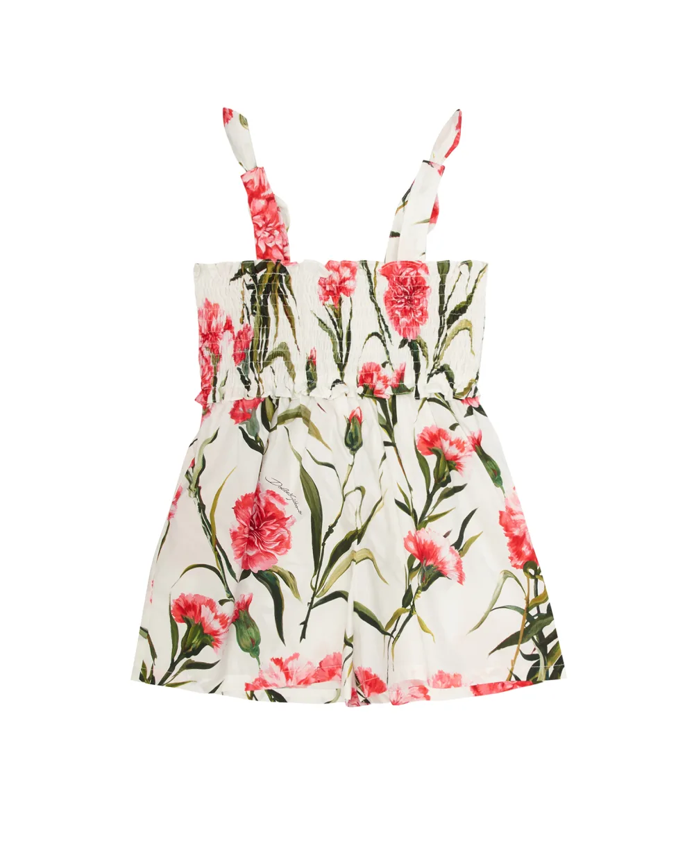 Дитячий комбінезон Dolce&Gabbana Kids L53DH8-HS5O0-S, білий колір • Купити в інтернет-магазині Kameron