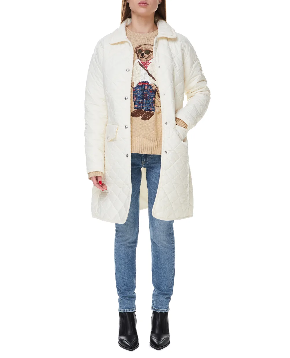 Куртка Polo Ralph Lauren 211854765003, білий колір • Купити в інтернет-магазині Kameron