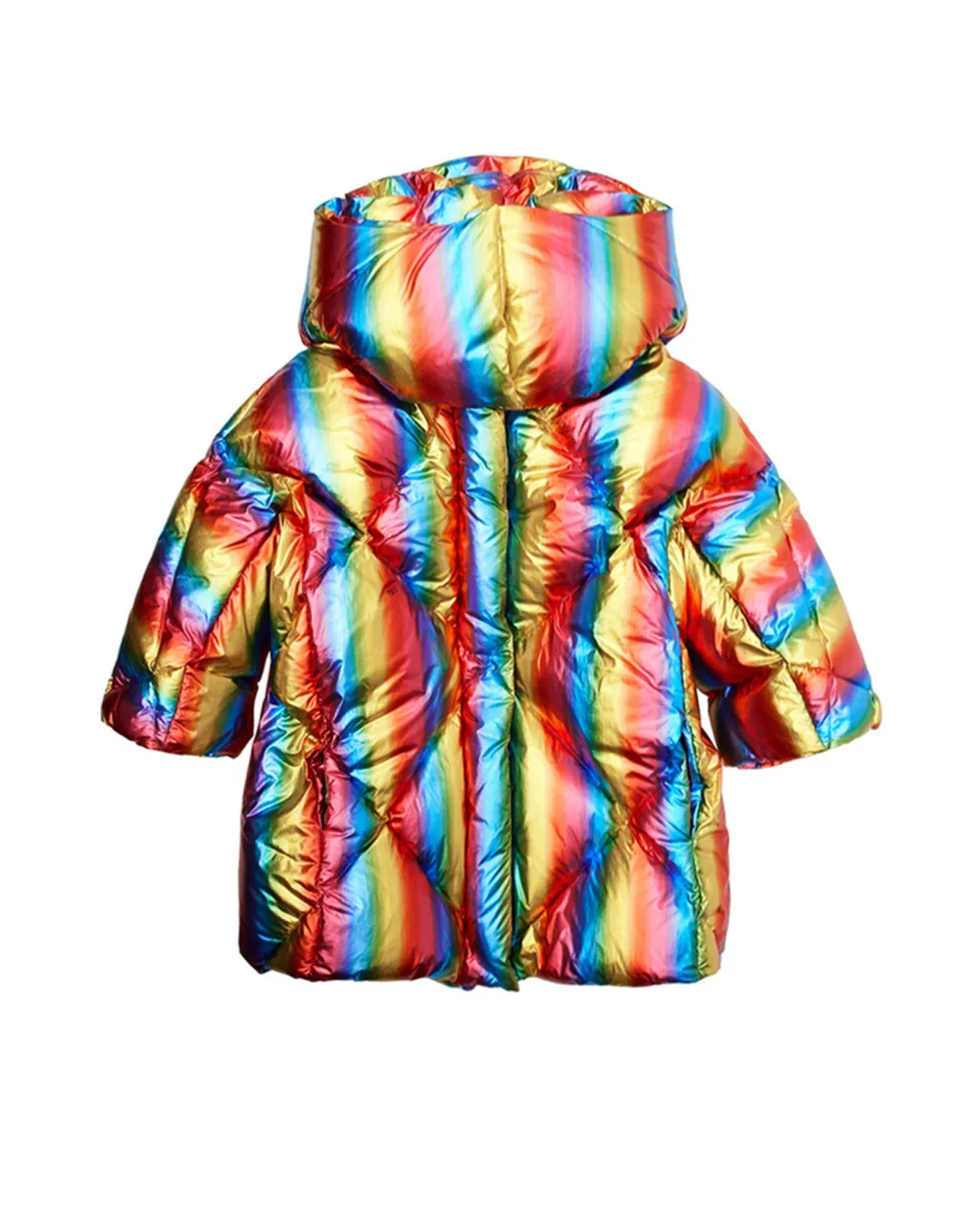 Детский пуховик Dolce&Gabbana Kids L5JBJ5-FUSO9-S, разноцветный цвет • Купить в интернет-магазине Kameron