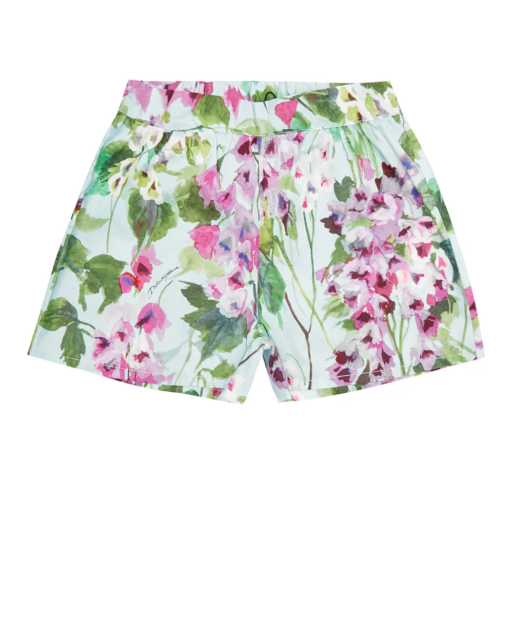 Детские шорты Dolce&Gabbana Kids L52Q94-HS5MG-B, голубой цвет • Купить в интернет-магазине Kameron