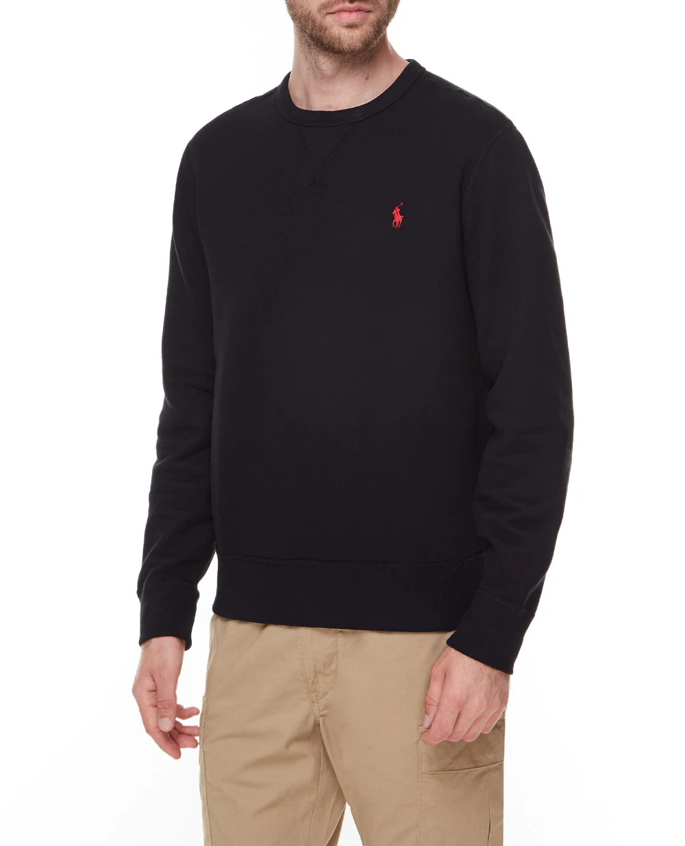 Свитшот Polo Ralph Lauren 710766772001, черный цвет • Купить в интернет-магазине Kameron