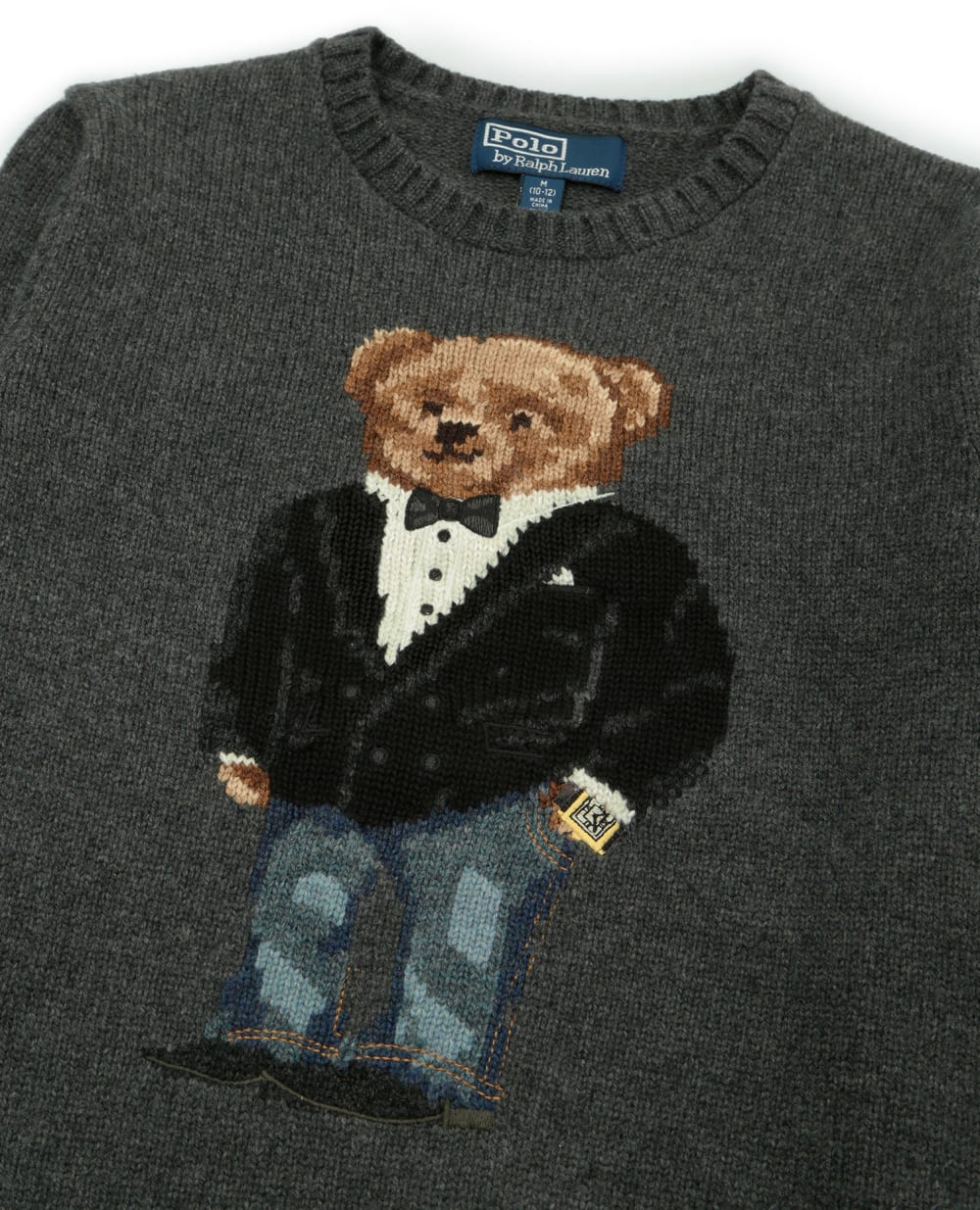 Шерстяной джемпер Polo Ralph Lauren Kids 323857438001, серый цвет • Купить в интернет-магазине Kameron