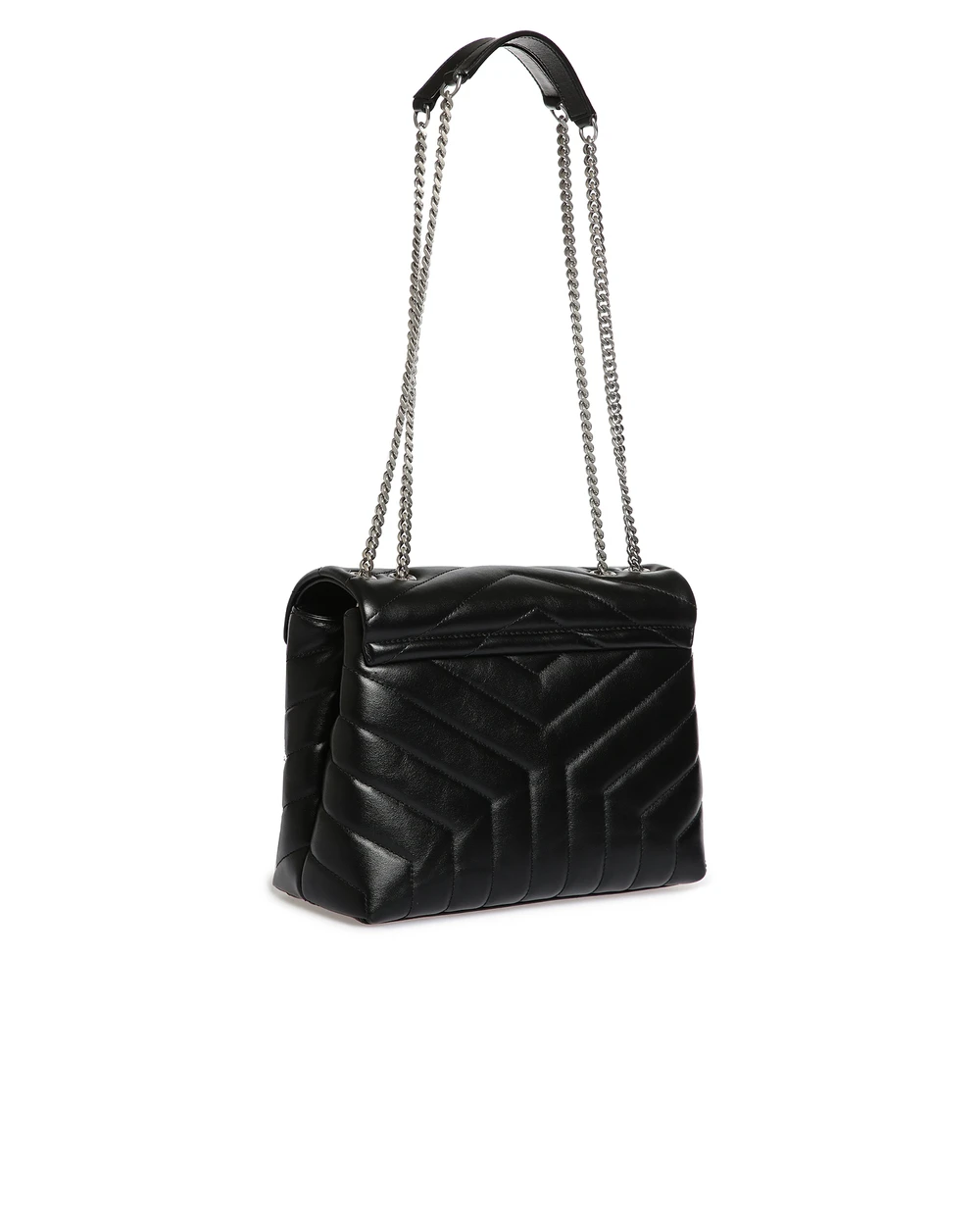 Кожаная сумка Loulou Small Saint Laurent 494699-DV726, черный цвет • Купить в интернет-магазине Kameron