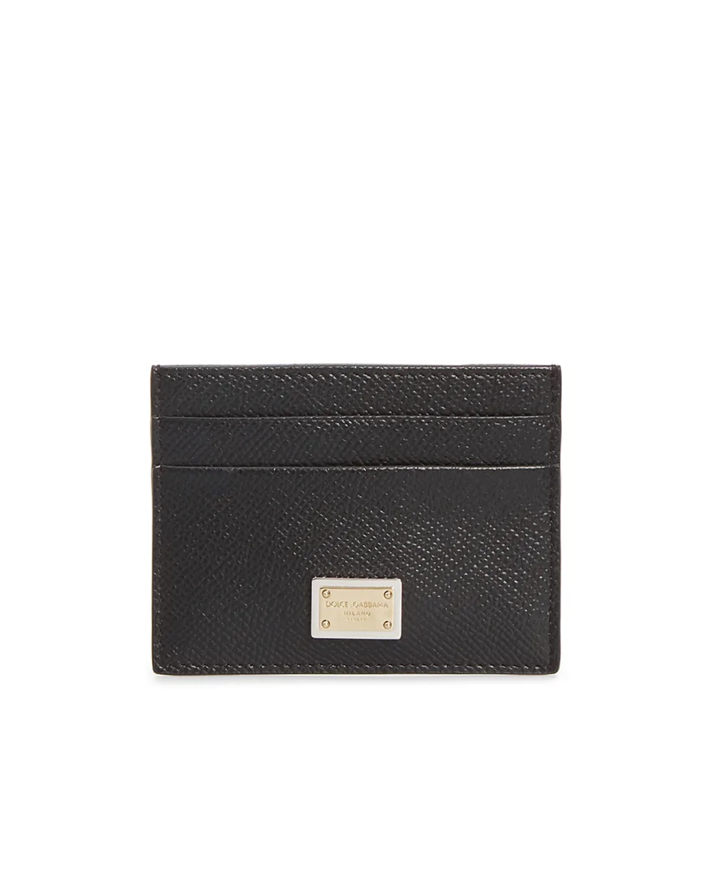 Шкіряна візитниця Dolce&Gabbana BI0330-A1001, чорний колір • Купити в інтернет-магазині Kameron
