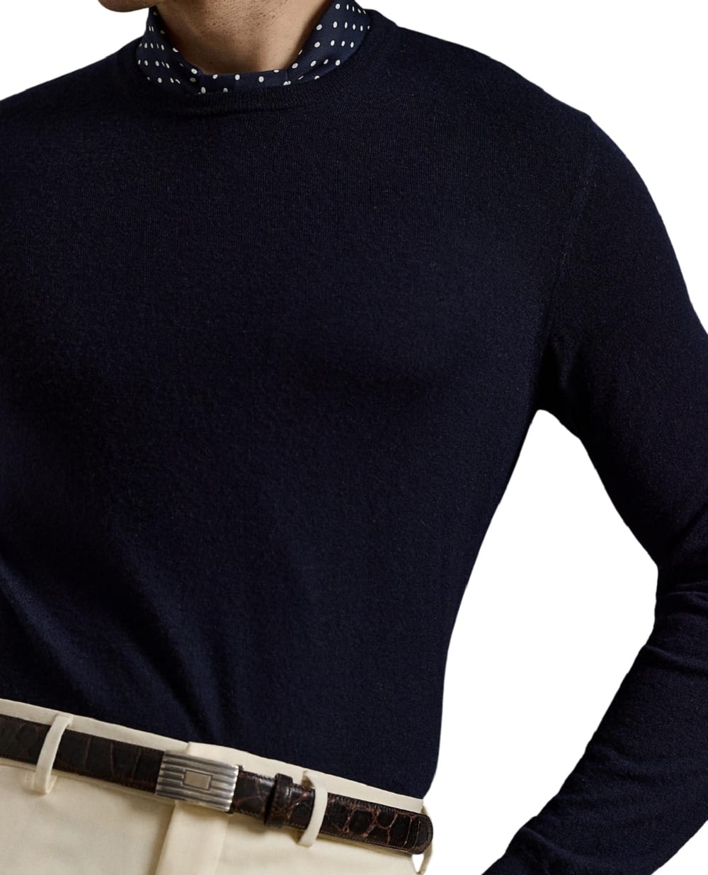 Светр з кашеміру Ralph Lauren Purple Label 790913755005, синій колір • Купити в інтернет-магазині Kameron