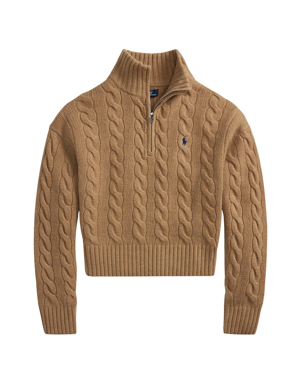 Светр з вовни Polo Ralph Lauren 211972130002, коричневий колір • Купити в інтернет-магазині Kameron