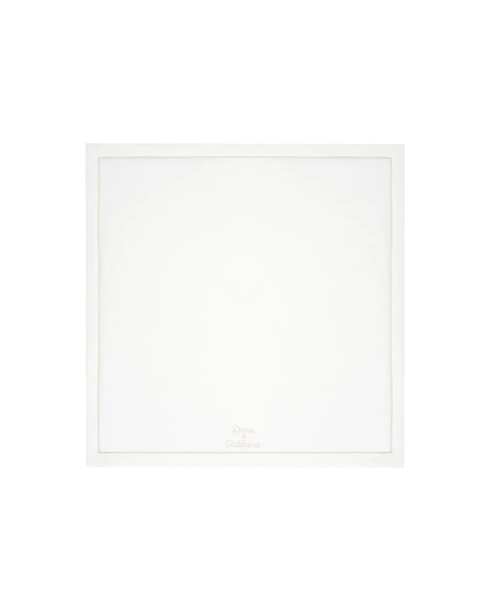 Детское мягкое одеяло Dolce&Gabbana Kids LNJAH3-G7PUP, белый цвет • Купить в интернет-магазине Kameron