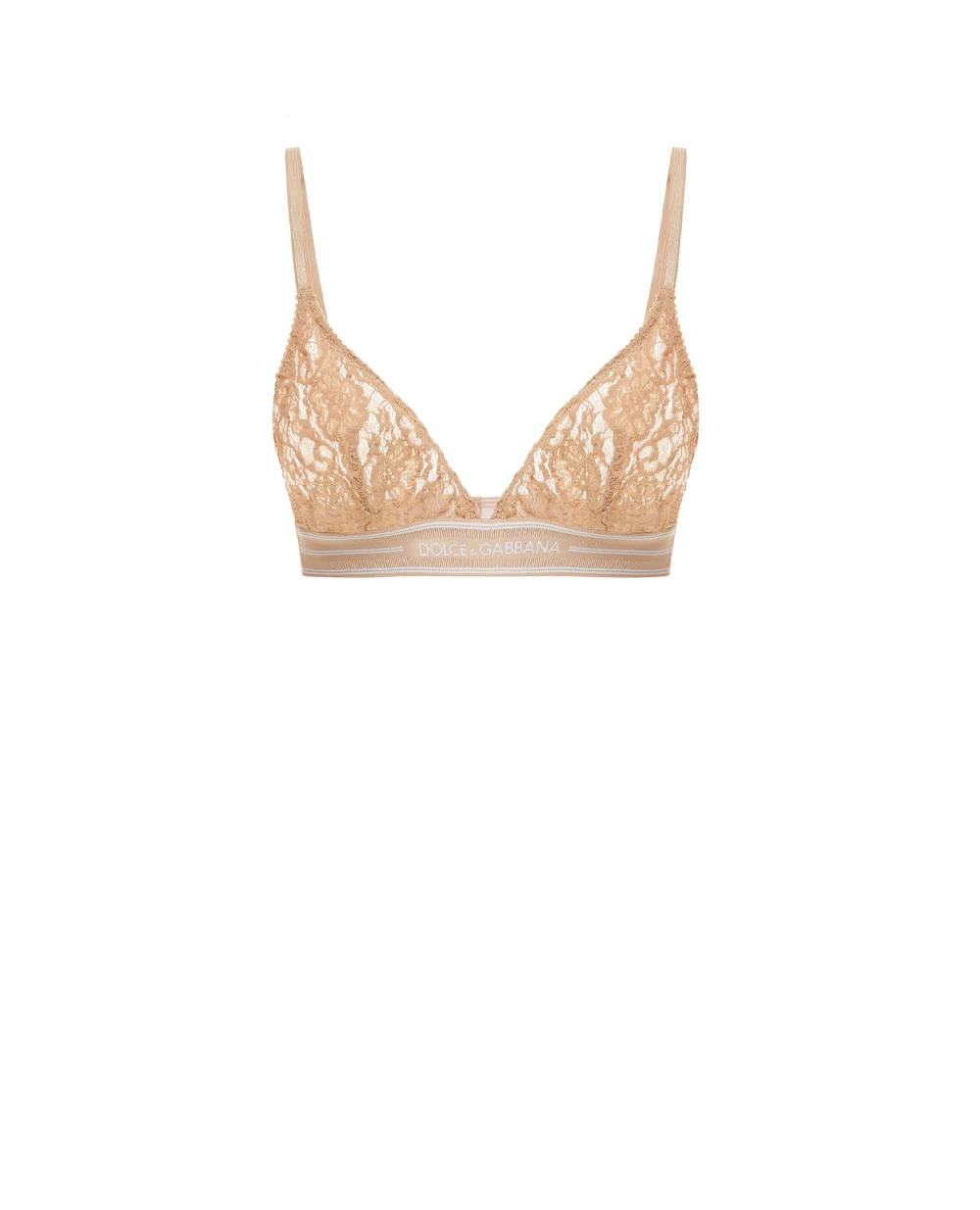 Бюстгальтер Dolce&Gabbana O1A77T-FLMPS, бежевый цвет • Купить в интернет-магазине Kameron