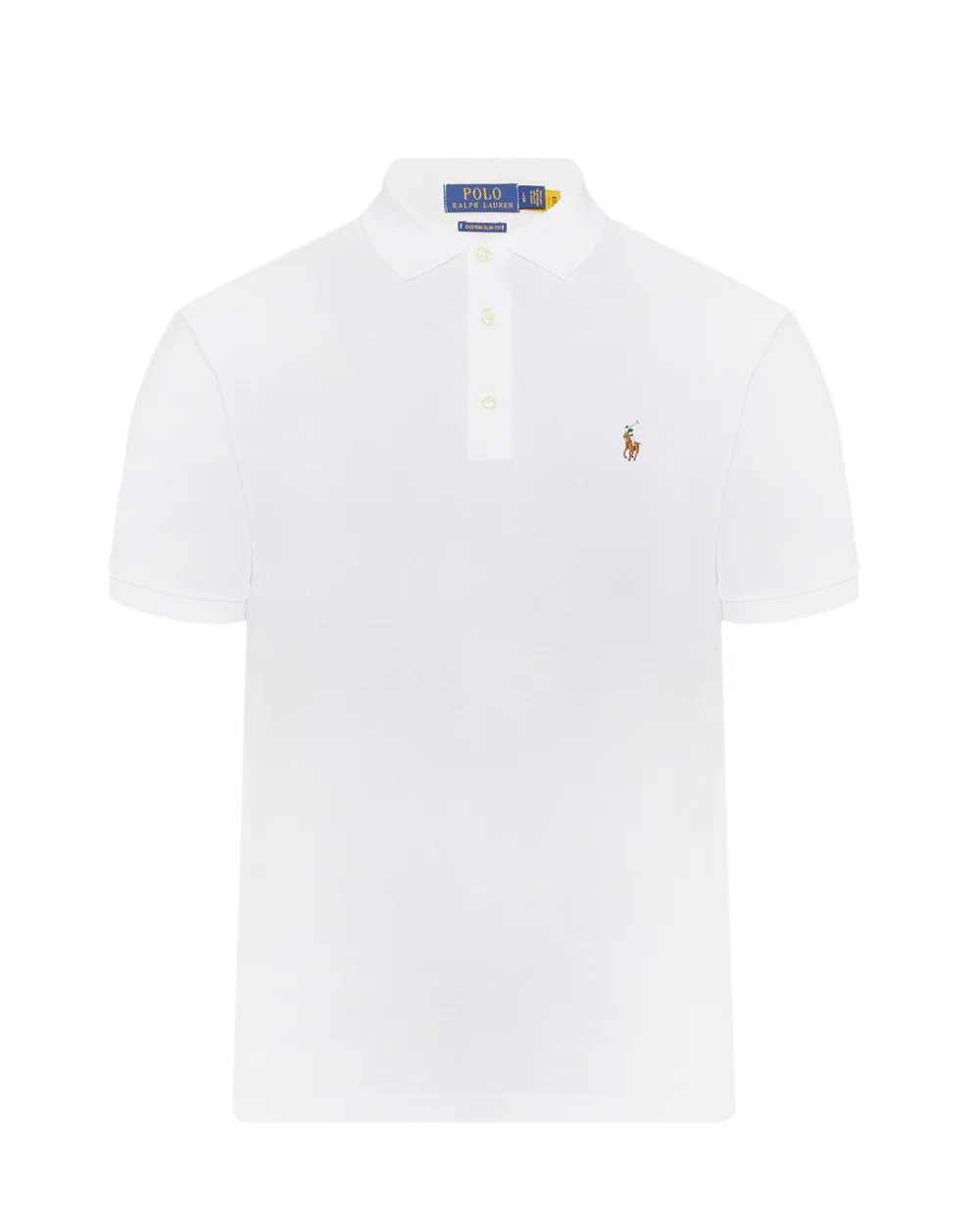 Поло Interlock Polo Ralph Lauren 710713130003, белый цвет • Купить в интернет-магазине Kameron
