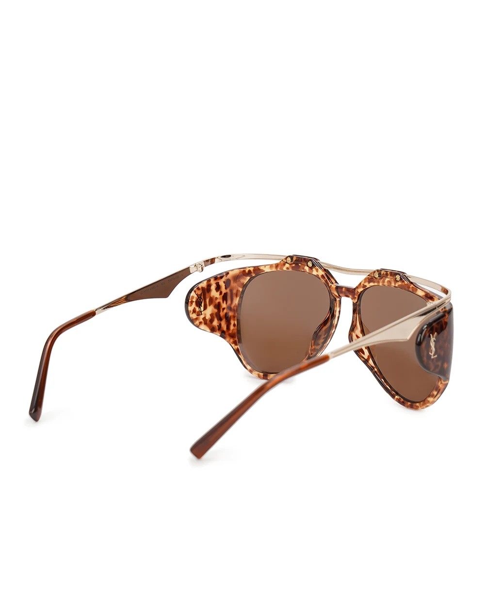 Солнцезащитные очки Saint Laurent 791905-Y9963, коричневый цвет • Купить в интернет-магазине Kameron