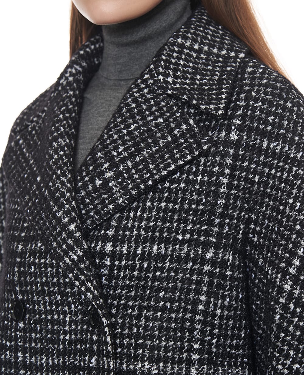 Жакет двобортний з вовни Dolce&Gabbana F27GDT-FQZAO, чорний колір • Купити в інтернет-магазині Kameron