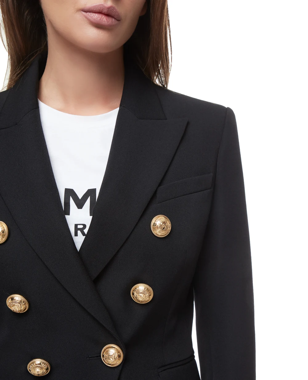 Жакет Balmain AF1SG000WB05, черный цвет • Купить в интернет-магазине Kameron