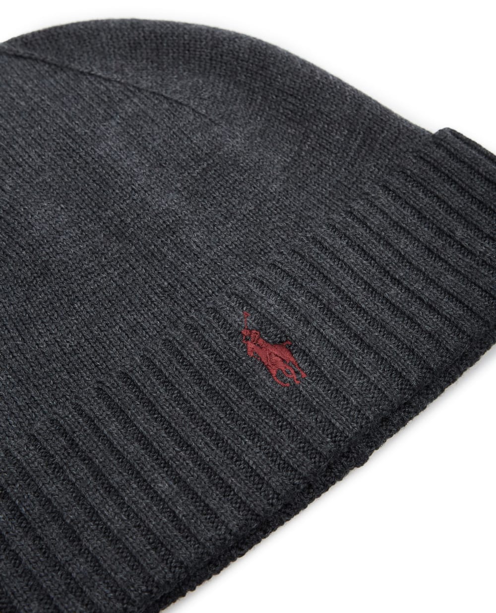 Вовняна шапка Polo Ralph Lauren 710886137004, графіт колір • Купити в інтернет-магазині Kameron