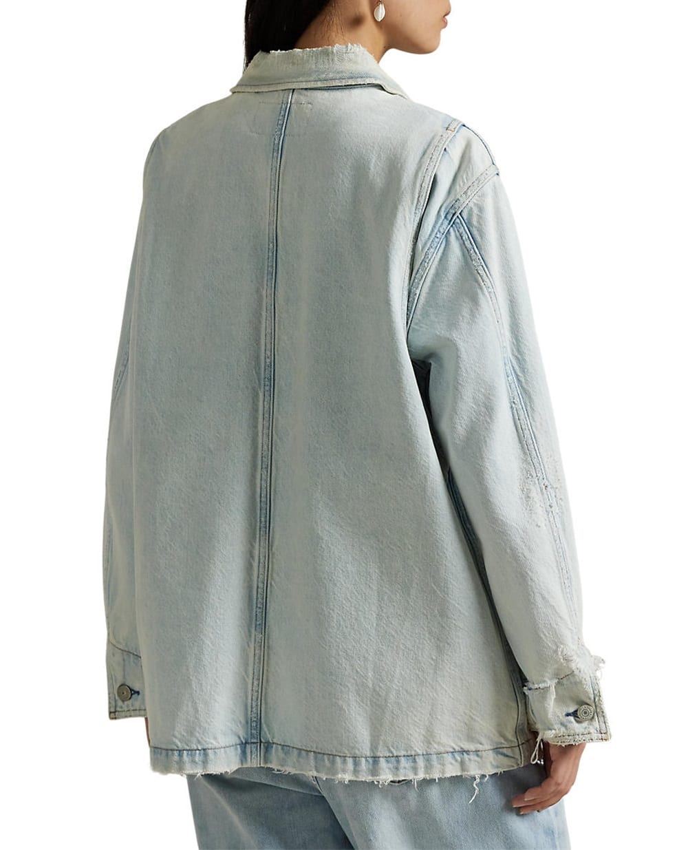 Джинсова куртка Polo Ralph Lauren 211959042001, блакитний колір • Купити в інтернет-магазині Kameron