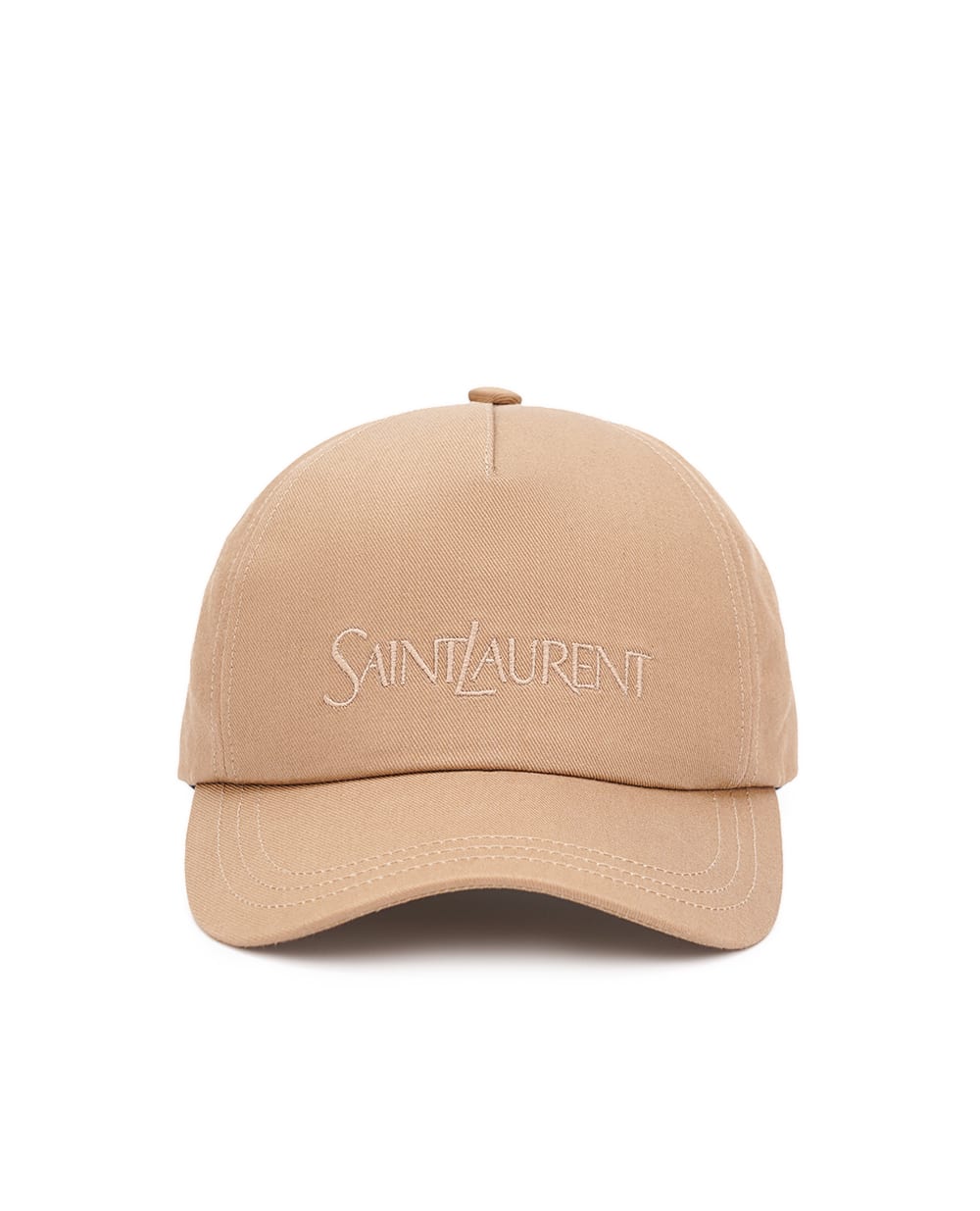Бейсболка Saint Laurent 778063-3YP19, бежевый цвет • Купить в интернет-магазине Kameron