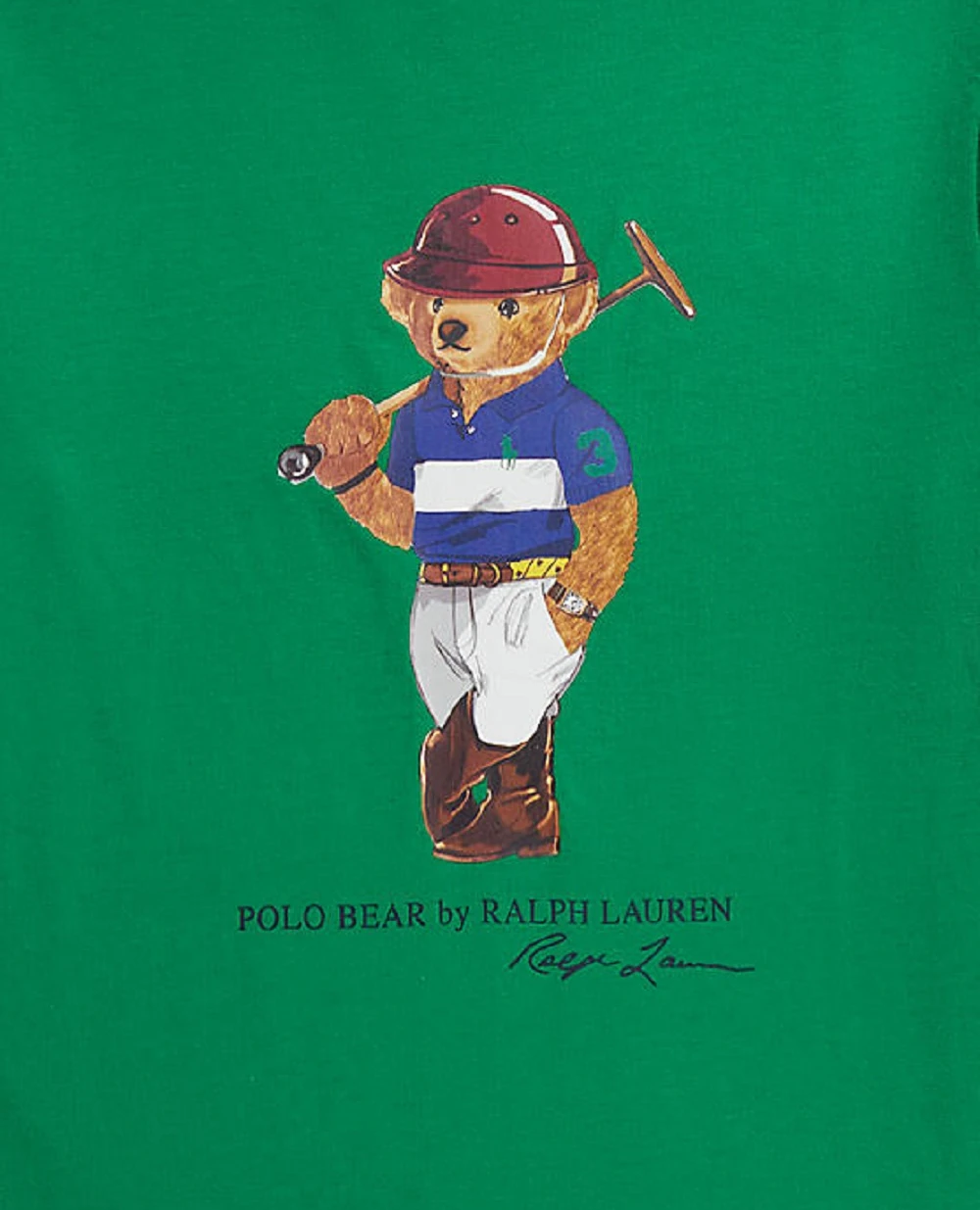 Дитяча футболка Polo Bear Polo Ralph Lauren Kids 323A96607001, зелений колір • Купити в інтернет-магазині Kameron