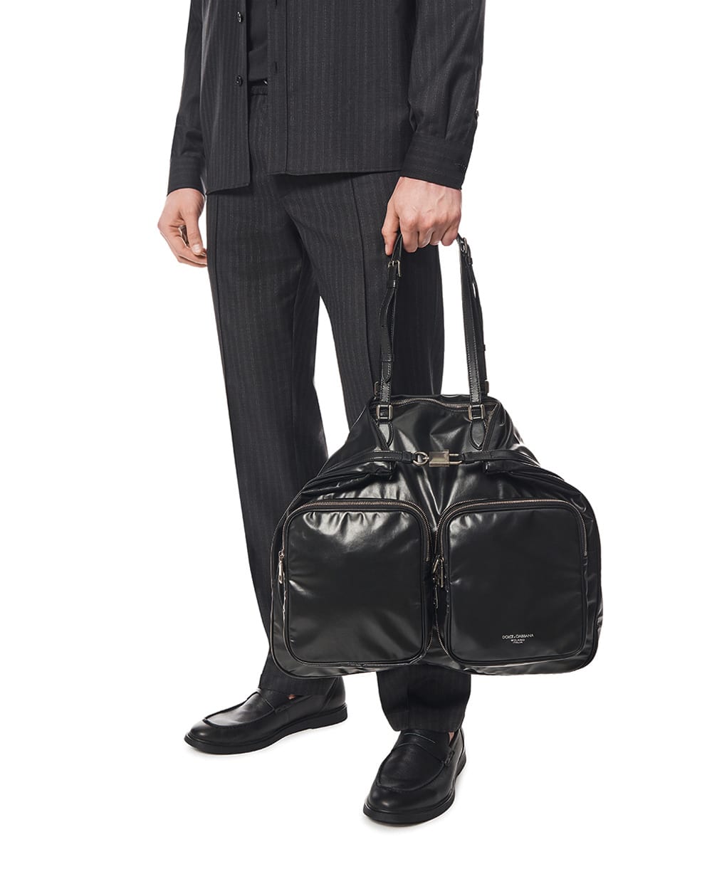 Сумка з телячої шкіри Dolce&Gabbana BM2117-AU996, чорний колір • Купити в інтернет-магазині Kameron