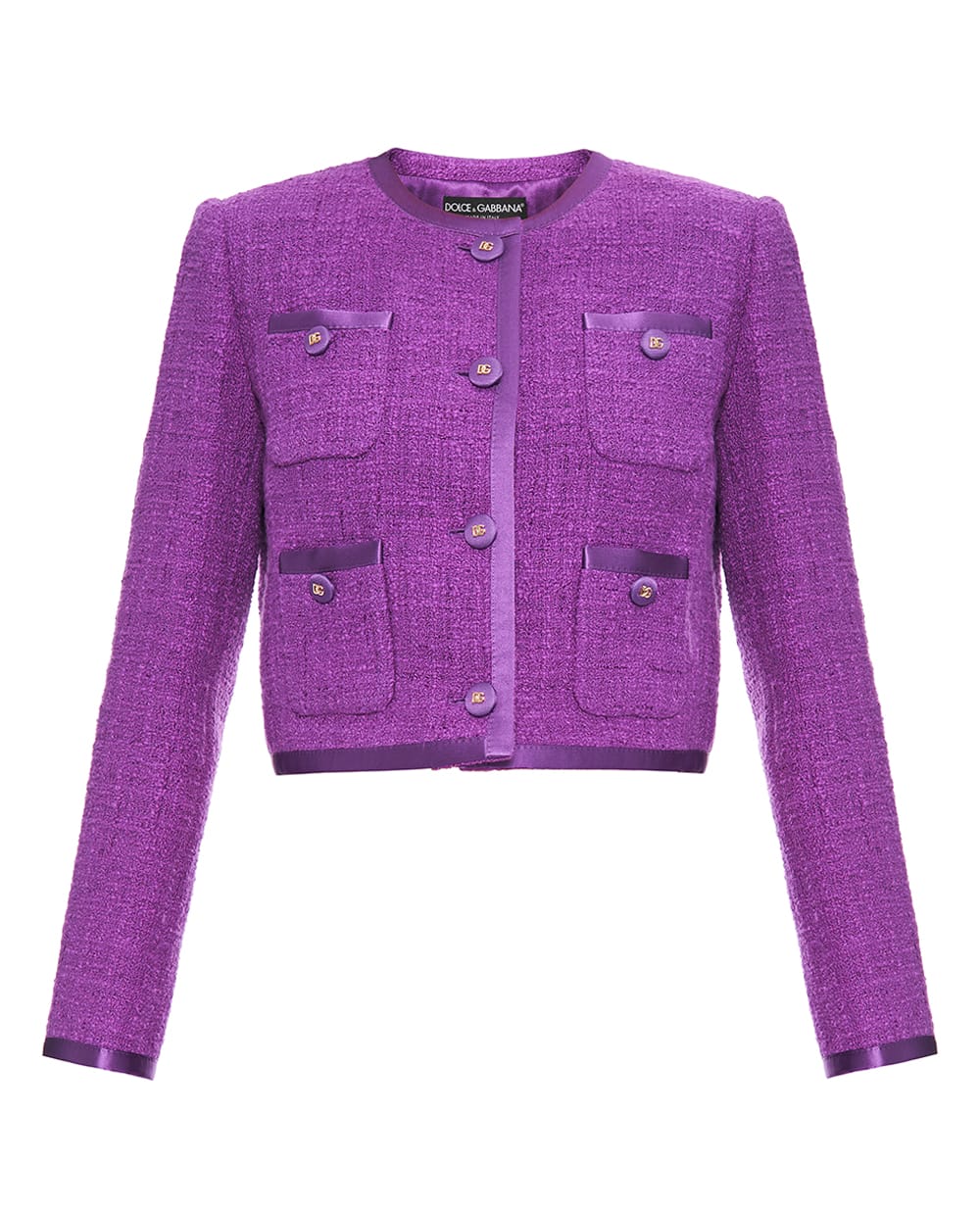 Жакет Dolce&Gabbana F27GOT-FMTAC, фиолетовый цвет • Купить в интернет-магазине Kameron