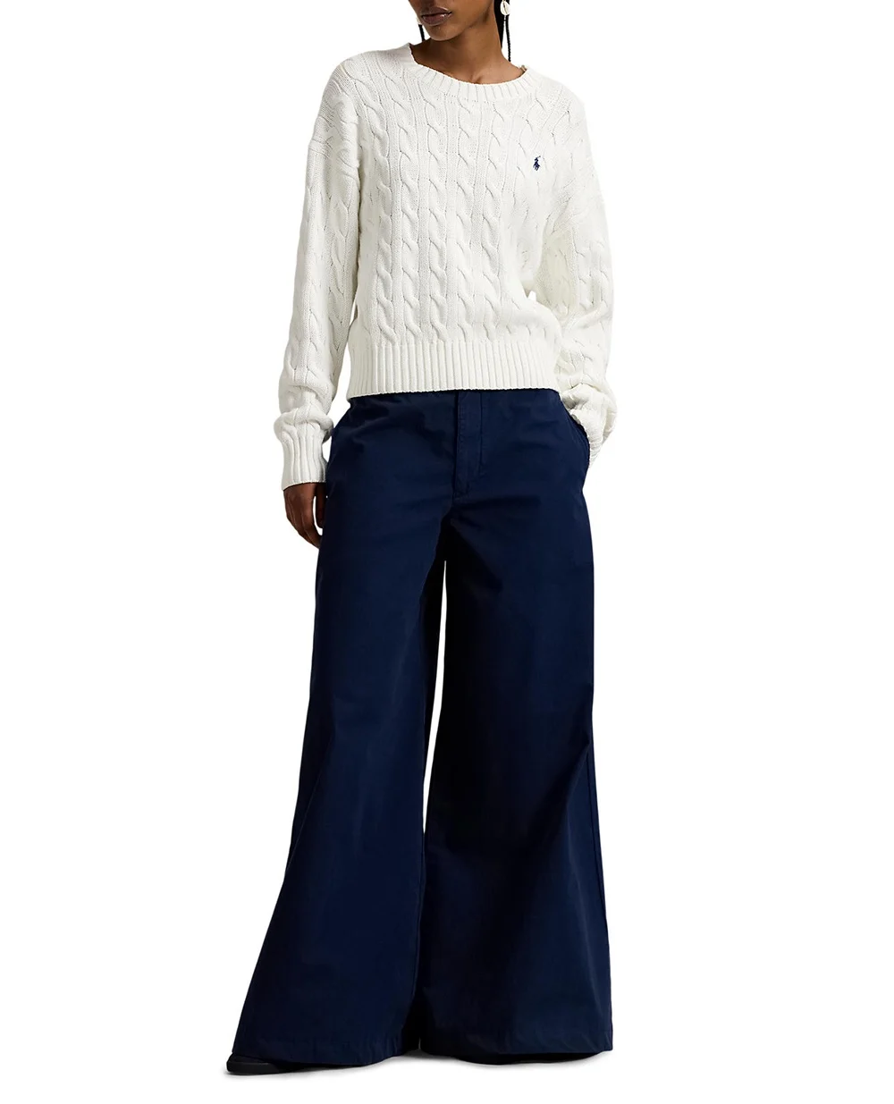 Свитер Polo Ralph Lauren 211A96245003, белый цвет • Купить в интернет-магазине Kameron