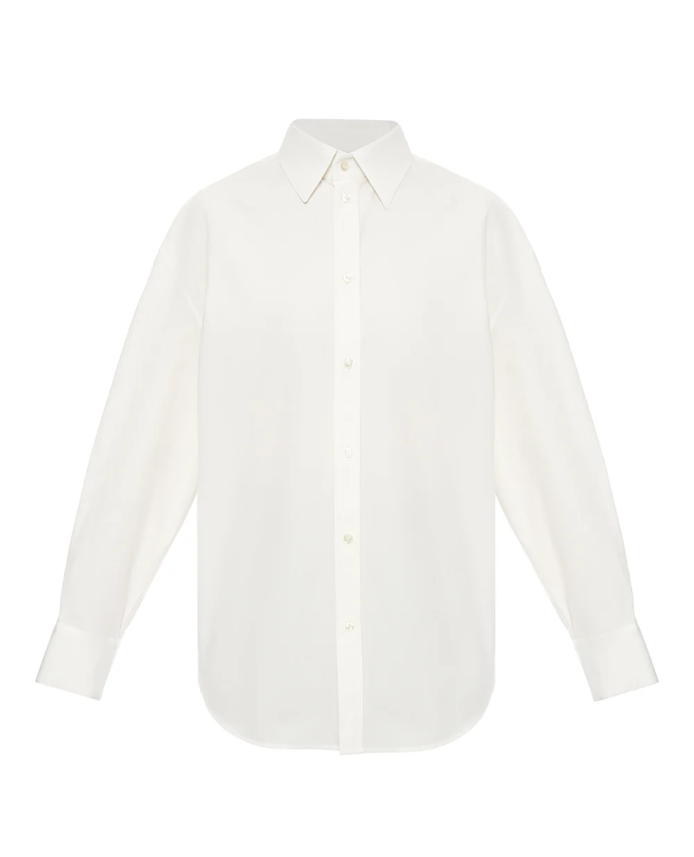 Рубашка Saint Laurent 861482-Y1J61, молочный цвет • Купить в интернет-магазине Kameron