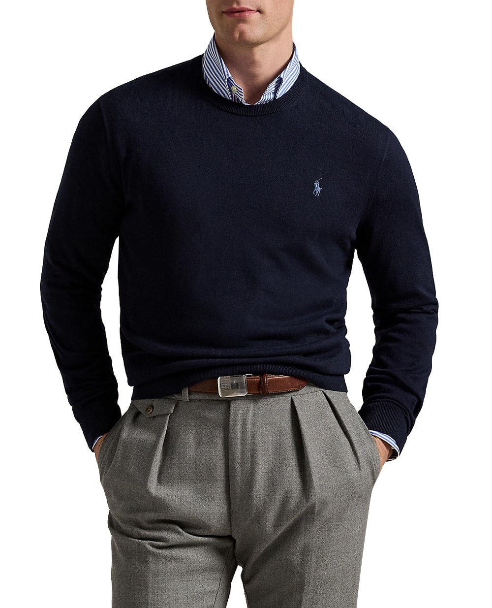 Пуловер Polo Ralph Lauren 710973589004, темно-синій колір • Купити в інтернет-магазині Kameron