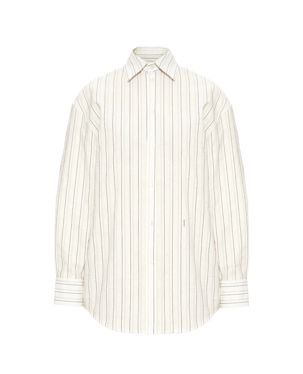 Сорочка Saint Laurent 835517-Y7K19, білий колір • Купити в інтернет-магазині Kameron