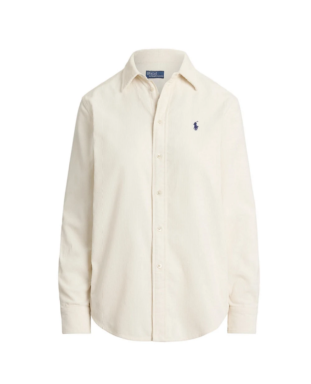 Сорочка вельветова Polo Ralph Lauren 211A93203002, білий колір • Купити в інтернет-магазині Kameron