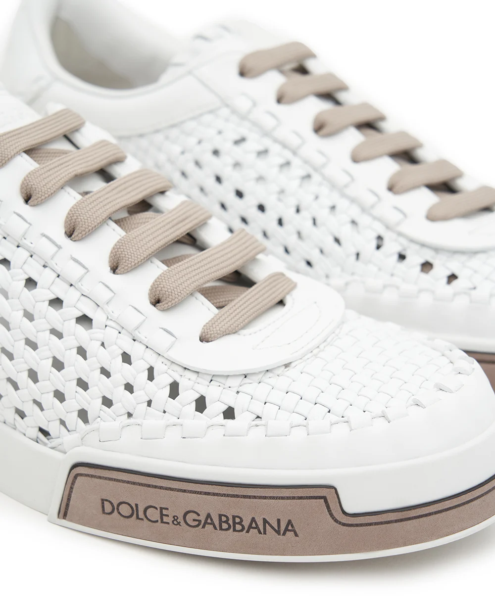 Кеды Portofino Dolce&Gabbana A20195-A9T93, белый цвет • Купить в интернет-магазине Kameron