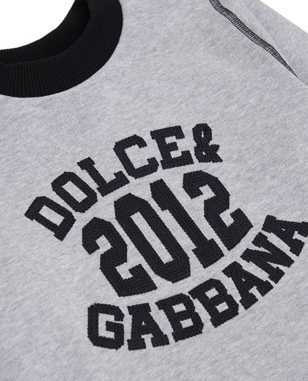 Детский свитшот (костюм) Dolce&Gabbana Kids L4JWKD-G7PBO-B, серый цвет • Купить в интернет-магазине Kameron