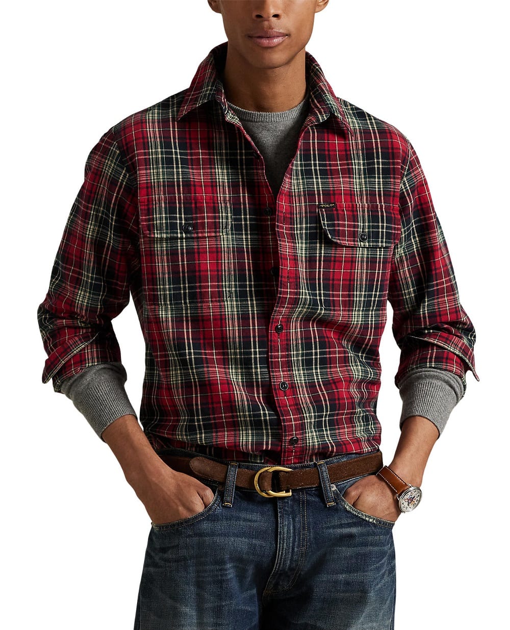 Сорочка Оксфорд Polo Ralph Lauren 710979613001, червоний колір • Купити в інтернет-магазині Kameron