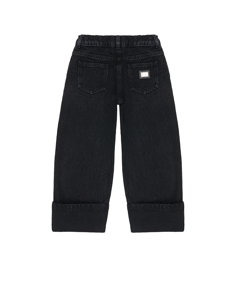 Дитячі джинси Dolce&Gabbana Kids L52F99-LDD67-B, чорний колір • Купити в інтернет-магазині Kameron