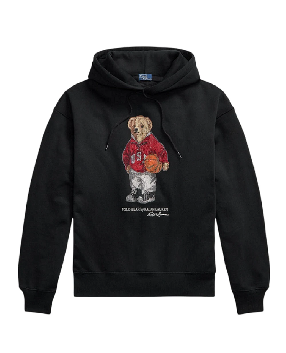Худи Polo Bear из флиса Polo Ralph Lauren 211A99343001, черный цвет • Купить в интернет-магазине Kameron