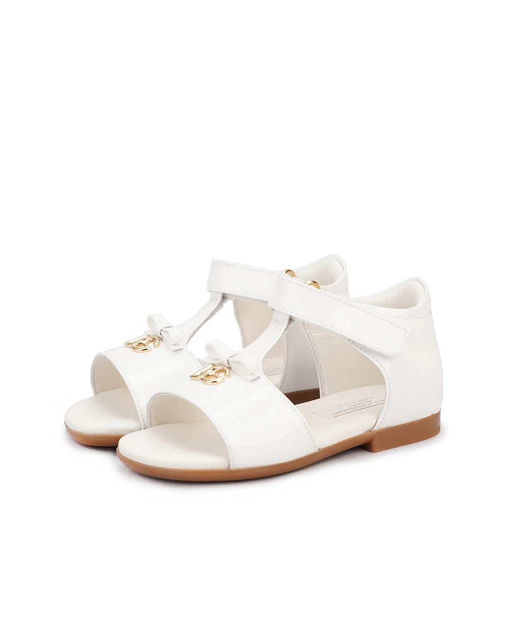 Детские босоножки Dolce&Gabbana D20082-A1328, белый цвет • Купить в интернет-магазине Kameron