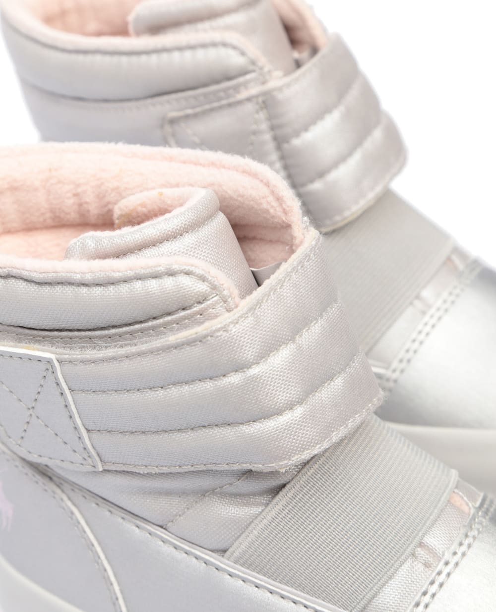 Хайтопы Polo Ralph Lauren Kids 101231-T, серебряный цвет • Купить в интернет-магазине Kameron