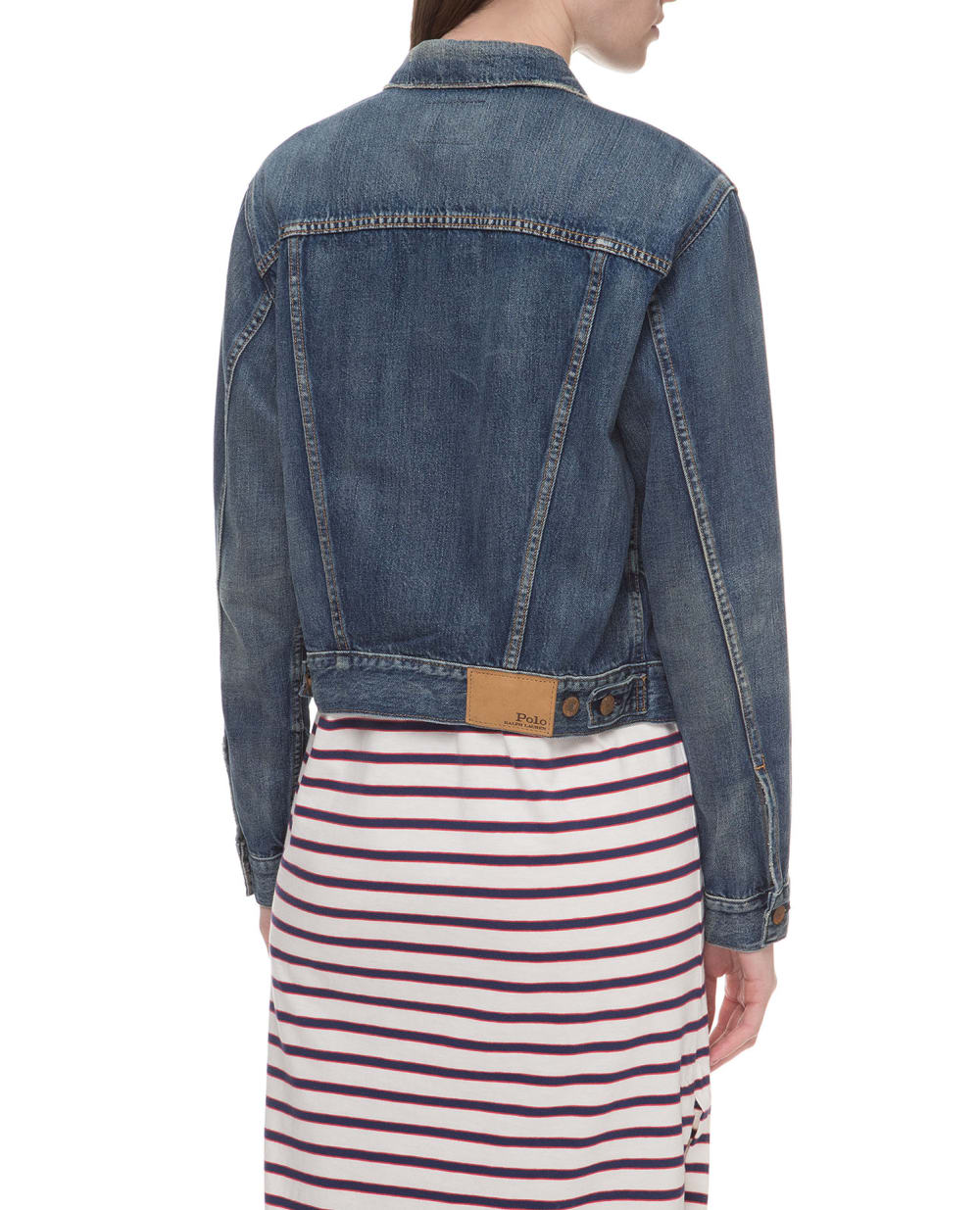 Джинсовая куртка Polo Ralph Lauren 211685967001FW19, голубой цвет • Купить в интернет-магазине Kameron