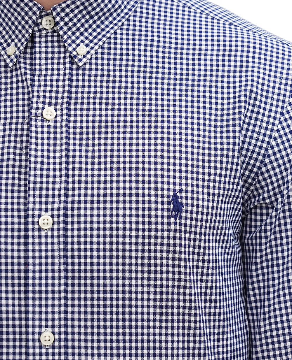 Рубашка Polo Ralph Lauren 710929345002, синий цвет • Купить в интернет-магазине Kameron