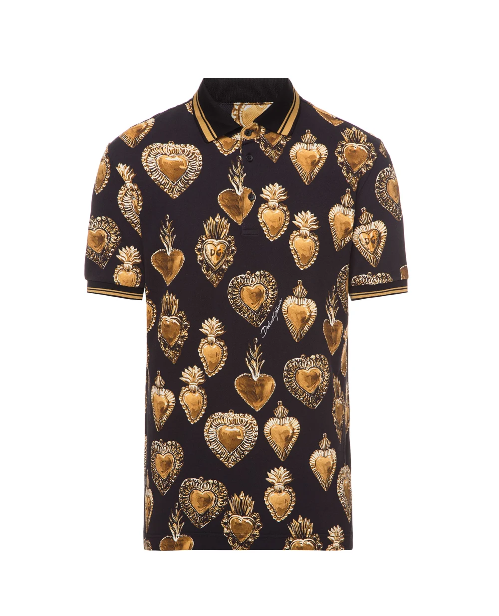 Поло Dolce&Gabbana G8KF5T-FS77K, черный цвет • Купить в интернет-магазине Kameron