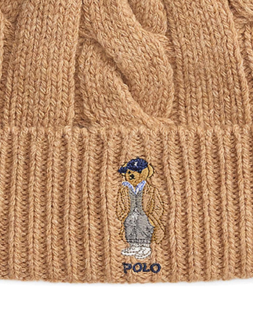 Шапка Polo Bear Polo Ralph Lauren 455981433003, коричневий колір • Купити в інтернет-магазині Kameron