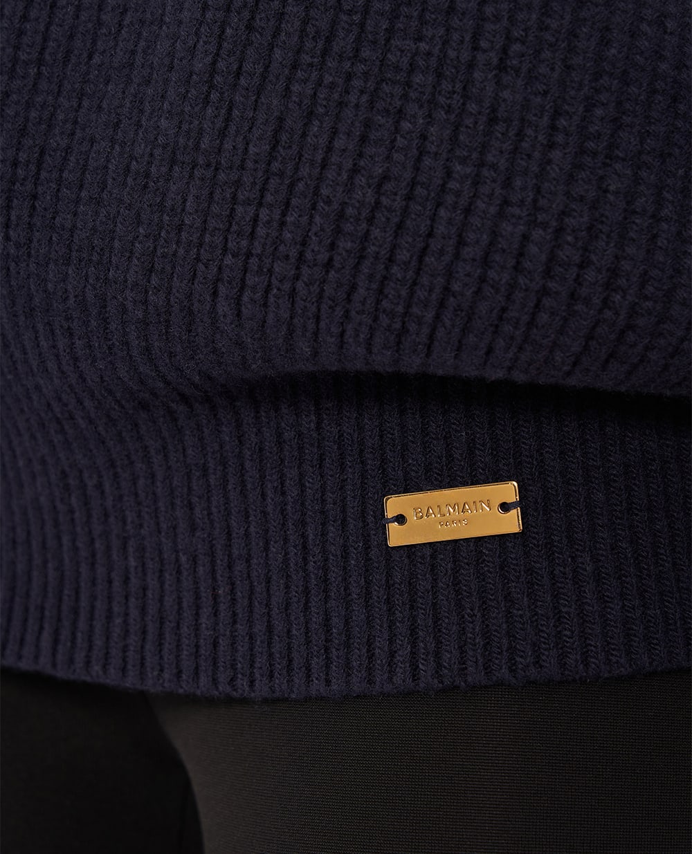 Светр з вовни Balmain FF0KG025KJ02, синій колір • Купити в інтернет-магазині Kameron