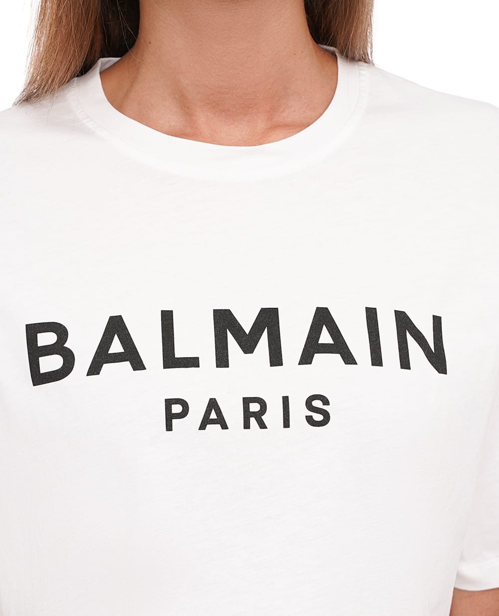 Футболка Balmain BF1EE020BB02, белый цвет • Купить в интернет-магазине Kameron