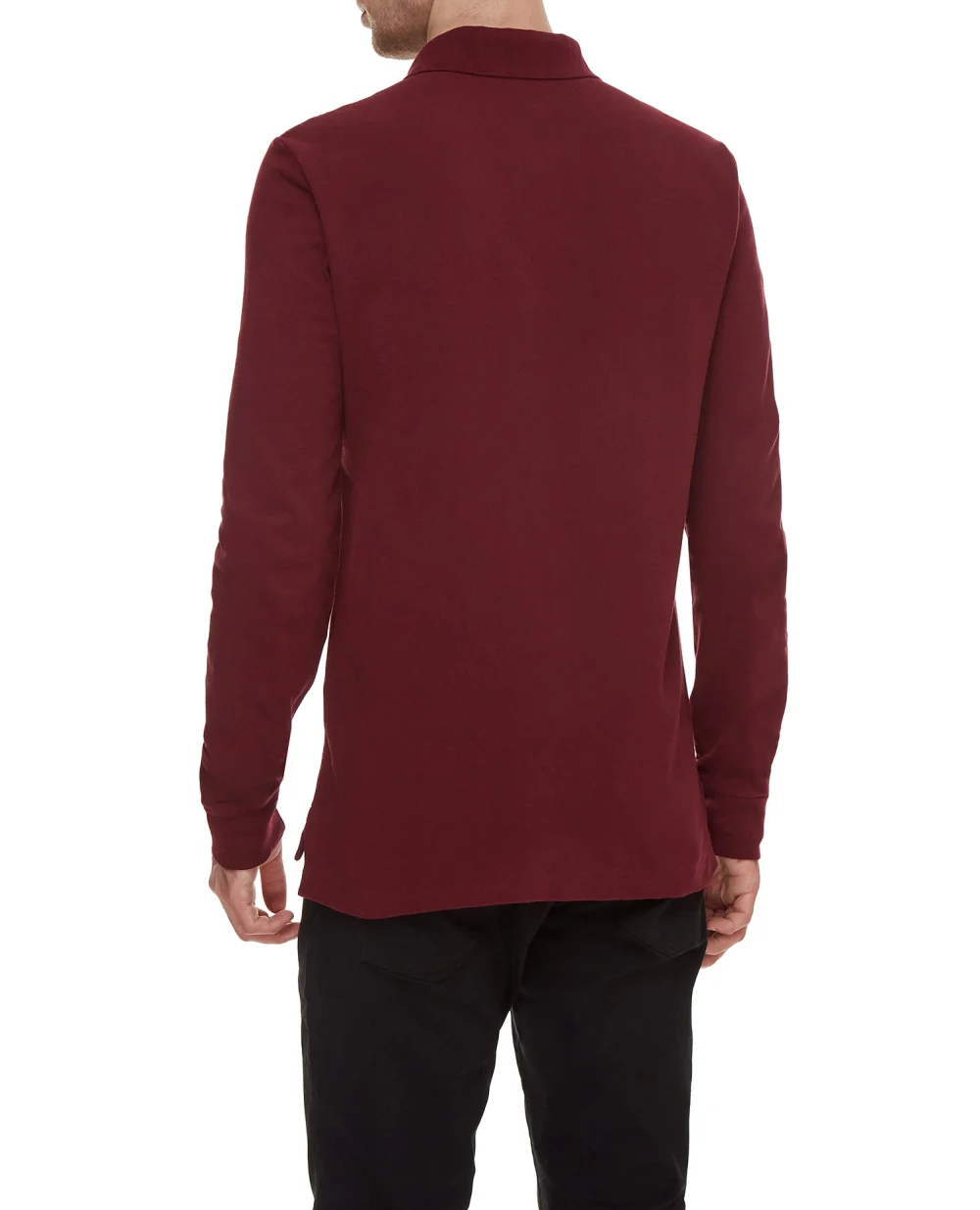 Поло Polo Ralph Lauren 710766856005, бордовый цвет • Купить в интернет-магазине Kameron