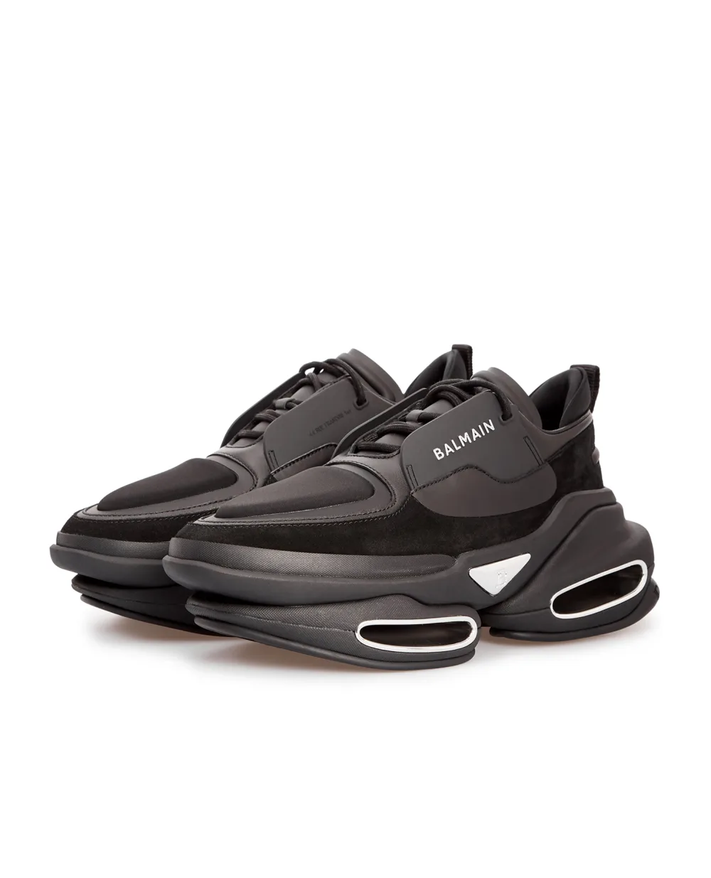 Кроссовки B-Bold Low Balmain WM0VI277TRPN, черный цвет • Купить в интернет-магазине Kameron